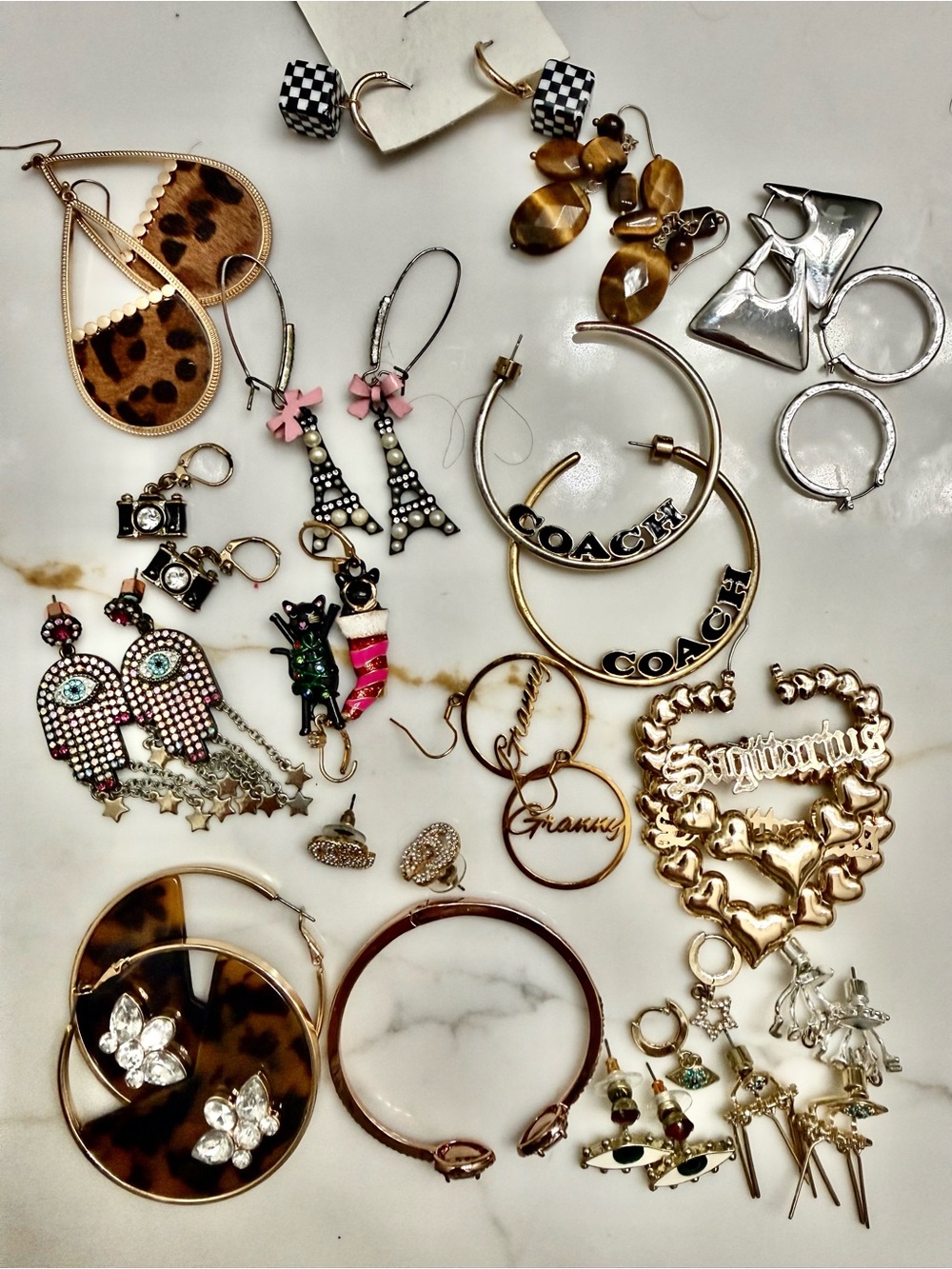 Jewelry bundle Johnson, coach, BCBG, bebe, house of Harlow and more. With bonus